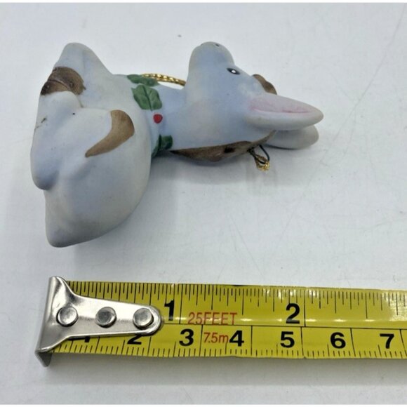 Vtg Homco Baby Donkey Figurine Porcelain Animal Ornament Nativity Holiday Decor - Picture 8 of 10